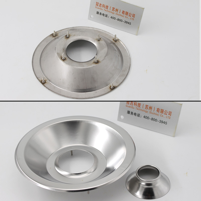 ChangshaPolishing and removing welding spots on stainless steel parts